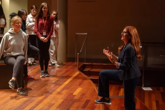 SFCM Opera & Musical Theatre Chair Heather Mathews with Summer@SFCM students.