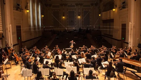 SFCM Brass students playing in ensemble together