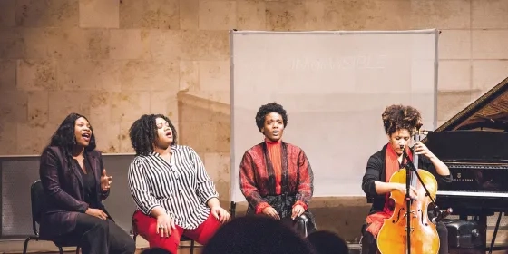 students at the SFCM Black History Month concert in 2019