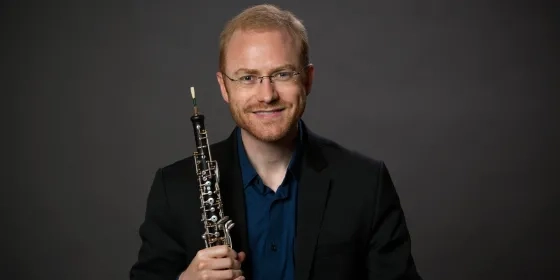Oboe player Dwight Parry gave a master class at SFCM.