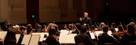 Edwin Outwater Conducting SFCM Orchestra