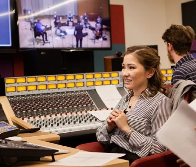 a student in studio A