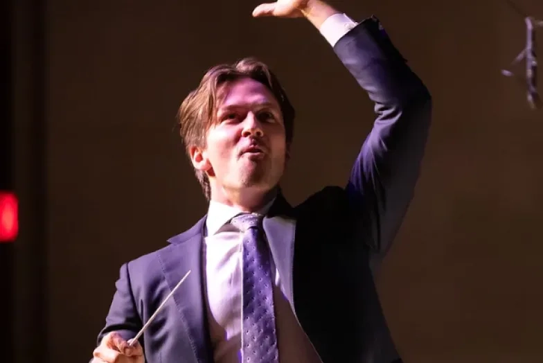 Brad Hogarth headshot while conducting