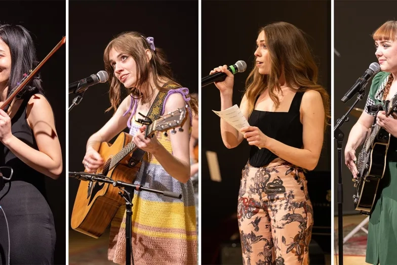 Performers at the "Future Is Female" concert at SFCM.
