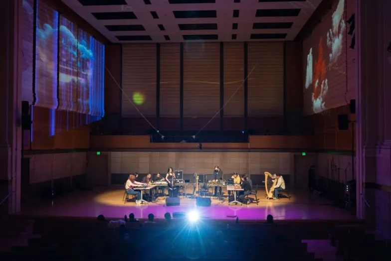 student tac concert in the concert hall