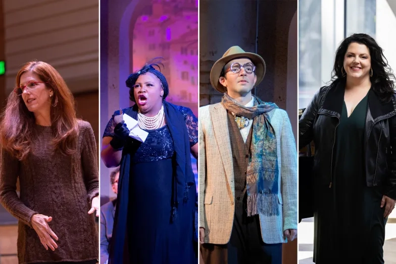 From left: Heather Mathews, Sydnee Turrentine-Johnson, Joseph Calzada, and Rhoslyn Jones.