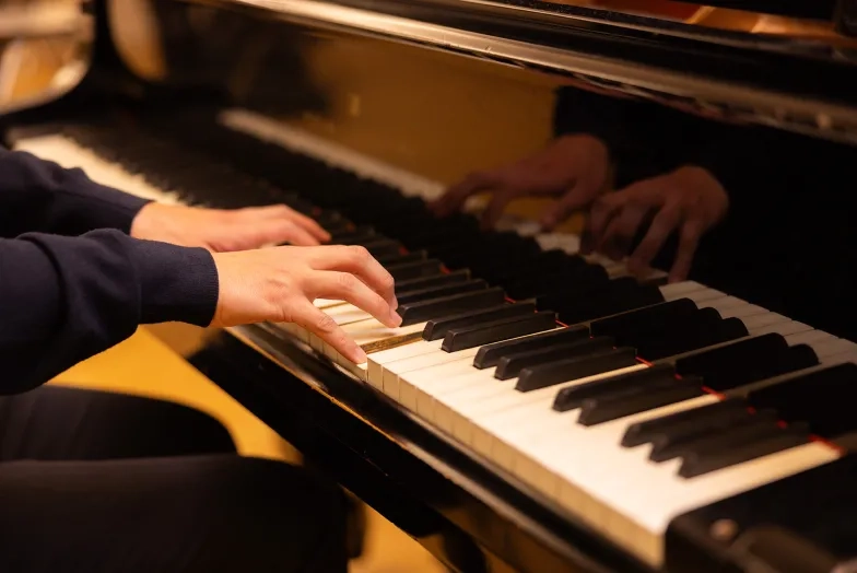 Danny Kim plays piano at SFCM. Continuing Education piano