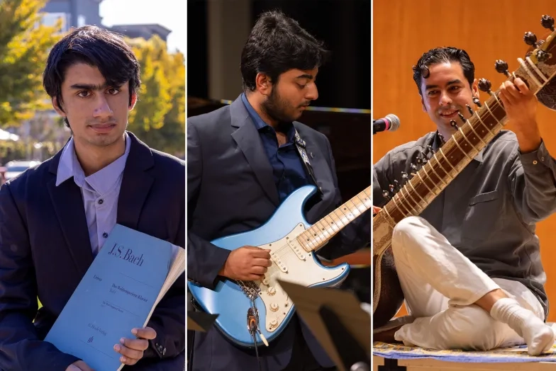 From left: Mukil Narayanan, Amithav Gautam, and Arjun Verma.