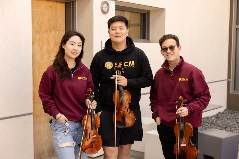 Students Ruby Ro, Harry Wang, Aleksi Zaretsky. Students Ruby Ro, Harry Wang, Aleksi Zaretsky.