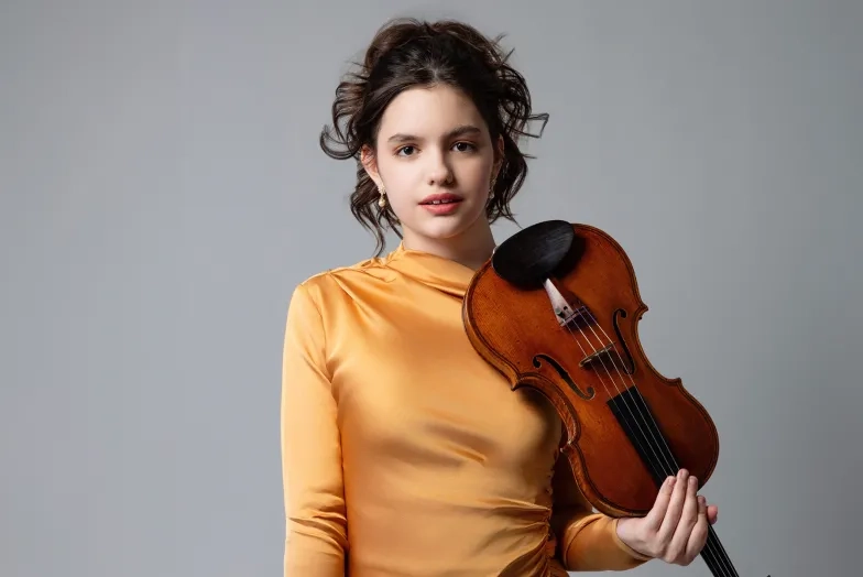 Violinist Ava Pakium.