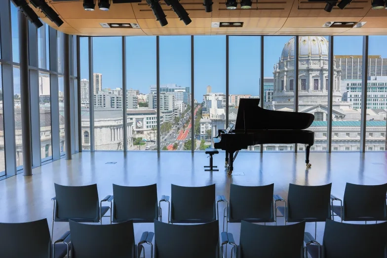 The Barbro Osher Recital Hall in SFCM's Bowes Center.