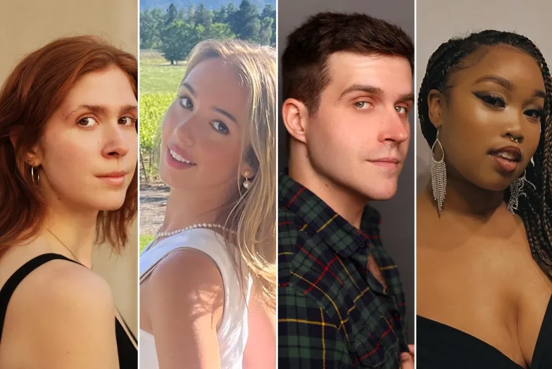 Lily Bogas, Macy Mullins, Seth Hanson, and Vuyiswa Sigadi