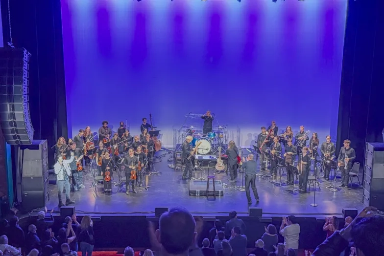 SFCM musicians and Windborne Music at the Curran Theatre.