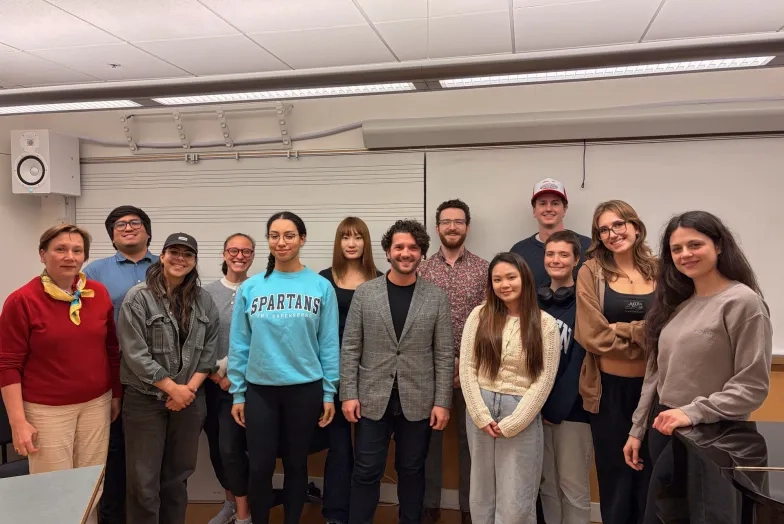 Opus 3 Artists SVP Matthew Oberstein at SFCM.