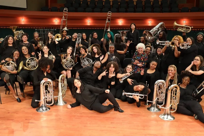 Chromatic Brass Collective at the International Women's Brass Conference. (Credit: Cavitt Productions) Chromatic Brass Collective at the International Women's Brass Conference. (Cavitt Productions)