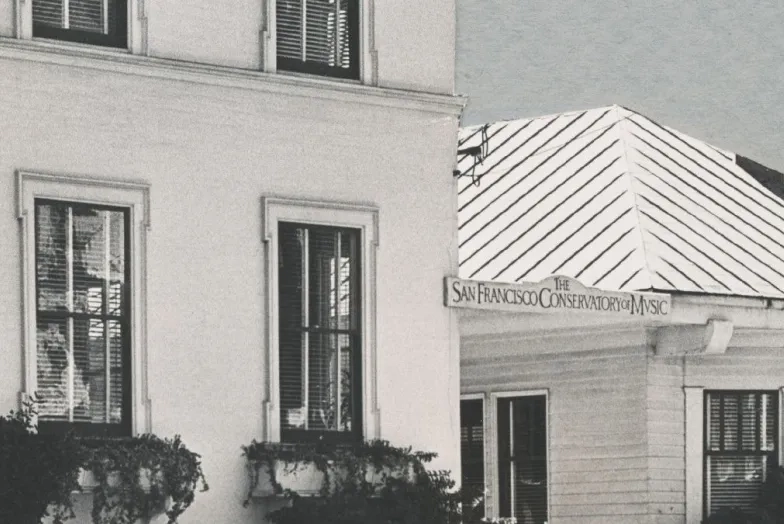 SFCM old building at 1201 Ortega Street designed by architect Louis Christian Mullgardtd