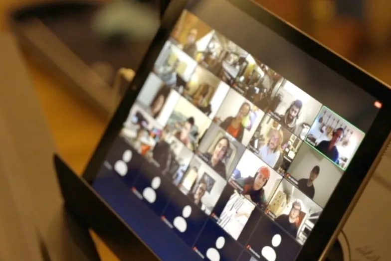 SFCM students recording using zoom