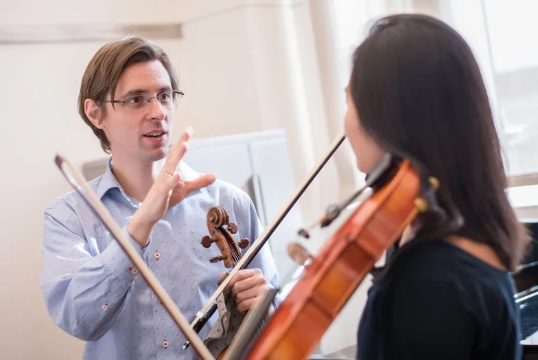 Dimitri Murrath with Student