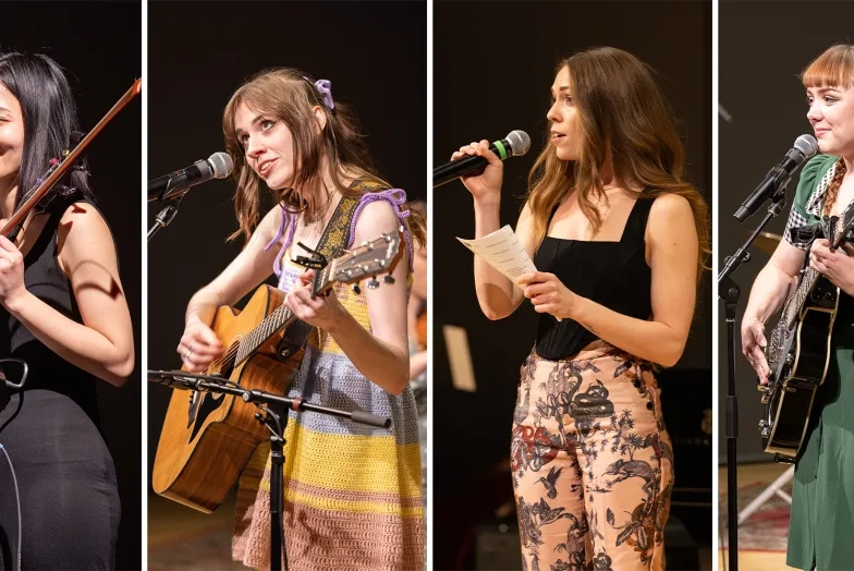 Performers at the "Future Is Female" concert at SFCM.