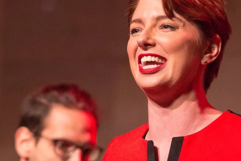 student singing with piano accompaniment