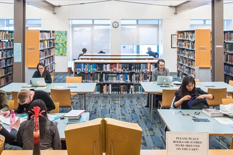 A photo of the SFCM library