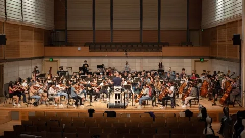 SFCM orchestra rehearsal