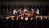 Commencement 2018, string quartet performance with Bonnie Hampton