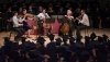 Commencement 2018, string quartet performance with Bonnie Hampton